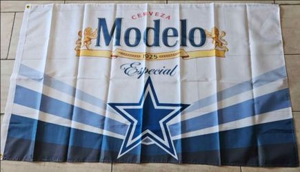 Cowboys Modelo Flag 5ftx3ft $20 Firm On Price