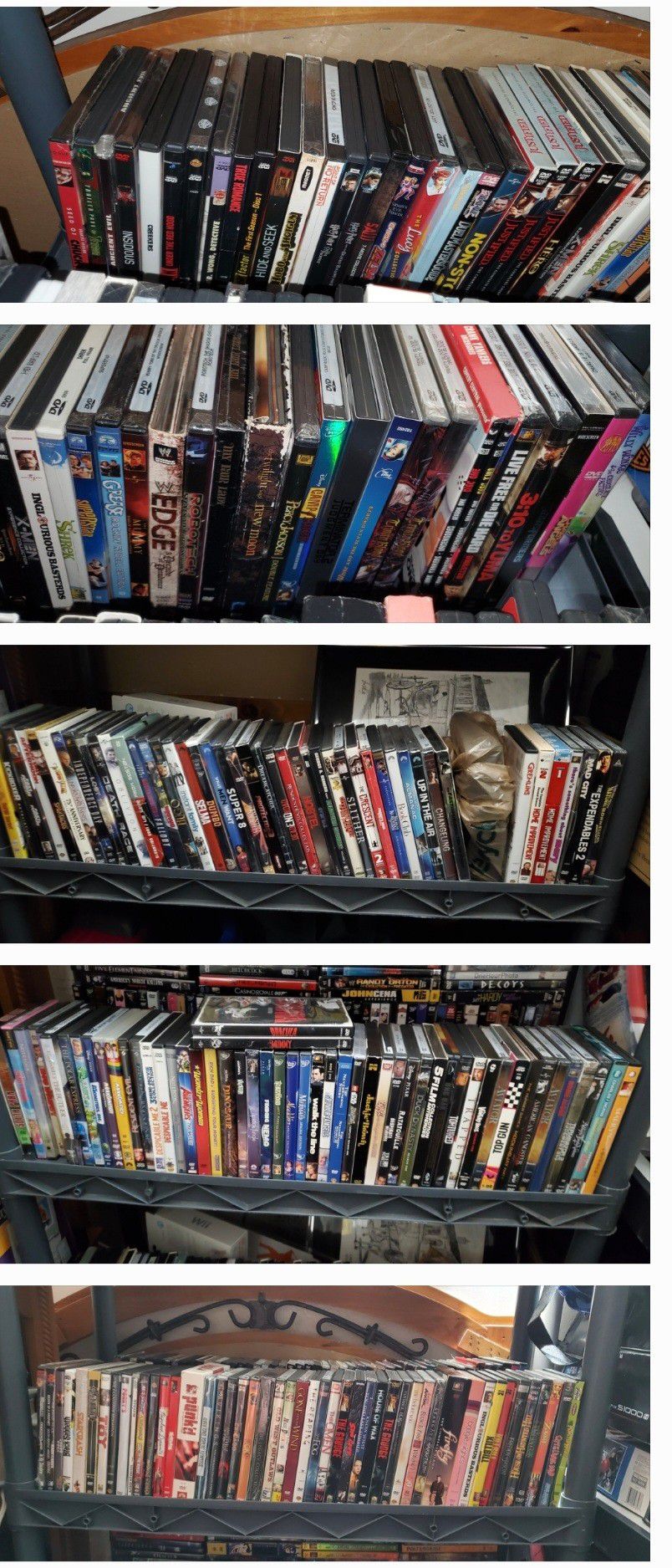 Huge Lot Of Dvd's Over 250 All Genres 