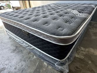 Queen Oasis Thermal Comfort Europillow Top 12in matres!!