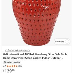 STRAWBERRY FOOD STOOL