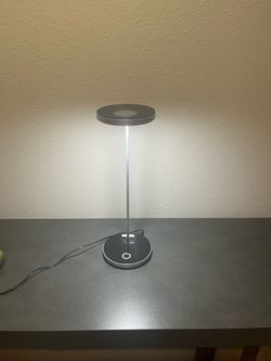 Modern LED Desk Lamp with Round Base
