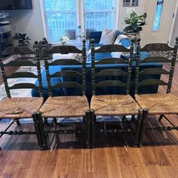 Antique Hitchcock Dining Room Chairs