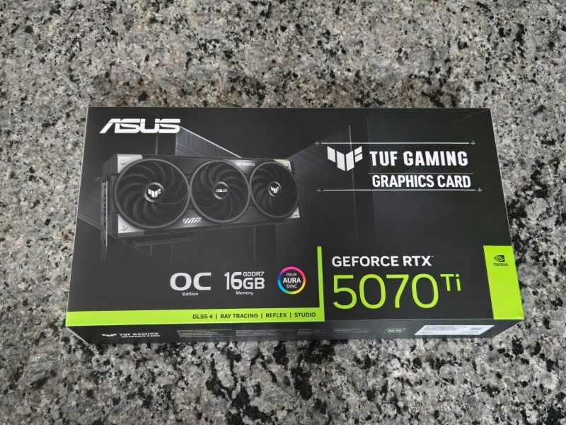 ASUS TUF Gaming GeForce RTX™ 5070 Ti 16GB. 