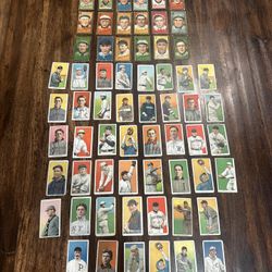 Authentic Collection Of 1909 Tobacco T206 Baseball Cards 116 Years Old !!  