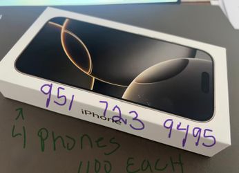 Iphone Pro Max 16 1 Tb 1000 Unlock New