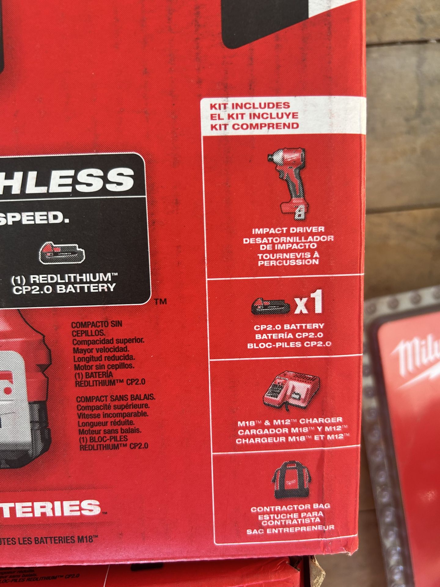 Compact Driver Use New in Box - Milwaukee Compact Driver with battery, charger and carry ...