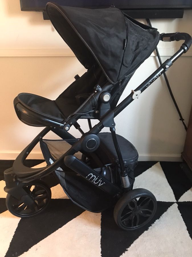 Muv Gaan Designer Stroller Car Seat Bassinet forward facing toddler stroller system
