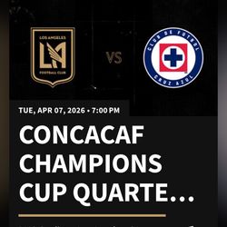 $1 LAFC vs Cruz Azul Concacaf Champions Cup Quarter Final 