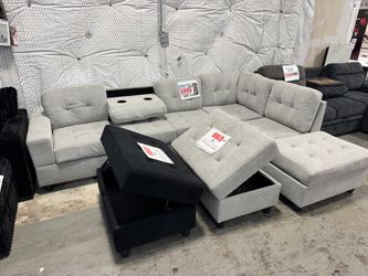 SECTIONAL (couch, sofa) !!NO CREDIT NEEDED !! TAKE IT HOME TODAY!! 🚛 SAME DAY DELIVERY AVAILABLE 🚚 Se Habla Español