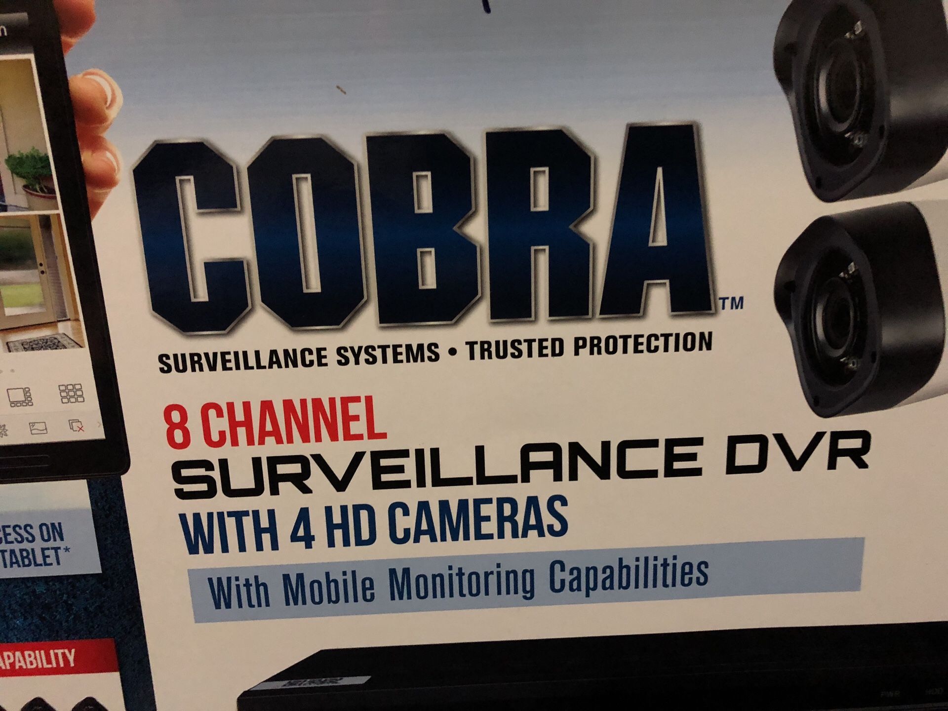 Coupons for COBRA 8 Channel Surveillance DVR with 4 HD Cameras and