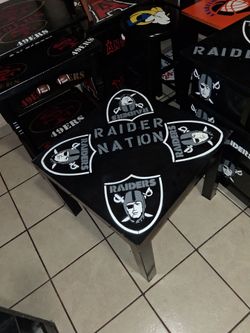 Raiders coffee side table