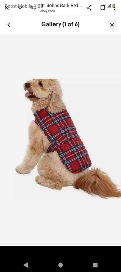 St John's bark (new with tags) dog vests.