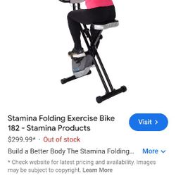 Stamina Folding Exercise Bike
