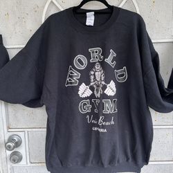 Rare 2xl World Gym Venice Beach Sweatshirt 