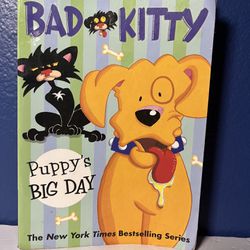 Bad Kitty: Puppy's Big Day (paperback black-and-white edition)