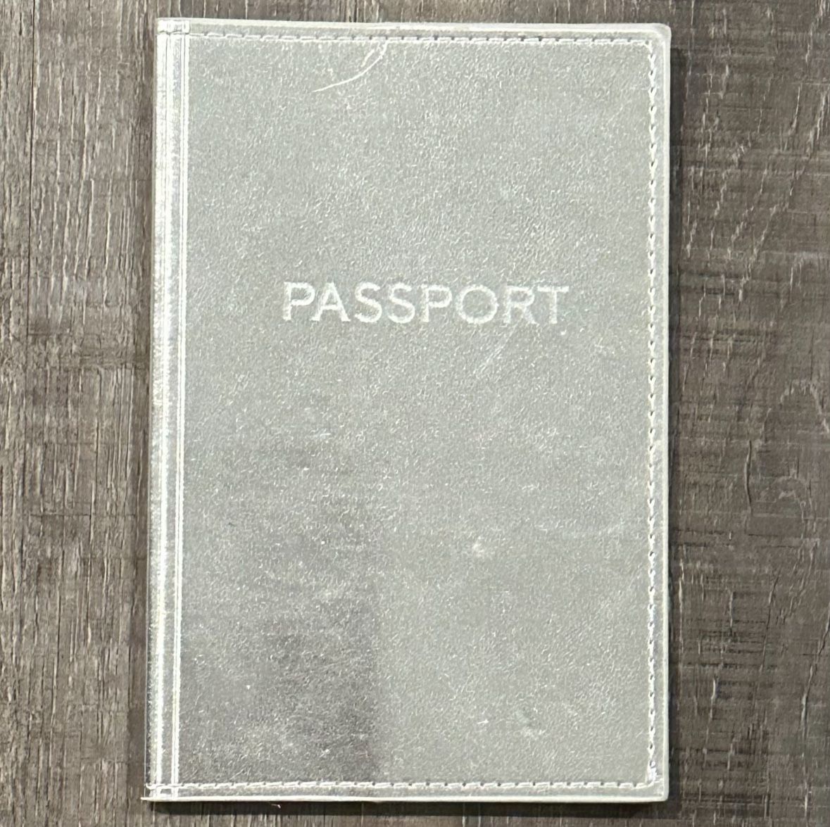 Silver Passport Holder