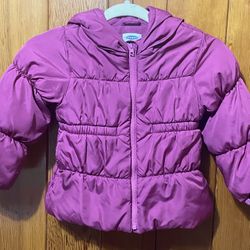 Girls Size 5t Old Navy Frost Free Puffer Jacket! 