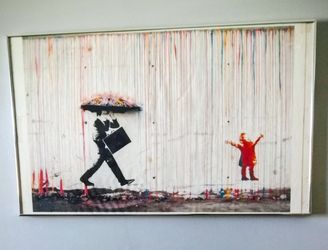 Colored Rain by Banksy
