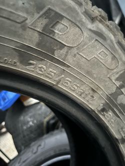 Falken Wildpeak 17in tires