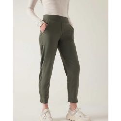 Athleta Brooklyn Joggers Pants activewear  Olive Green women's size 16 fashion