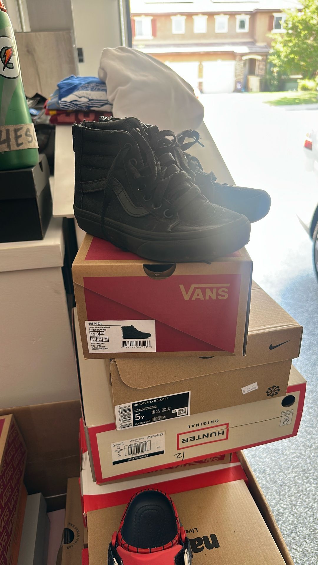 Boys Vans Sk8-Hi Zip