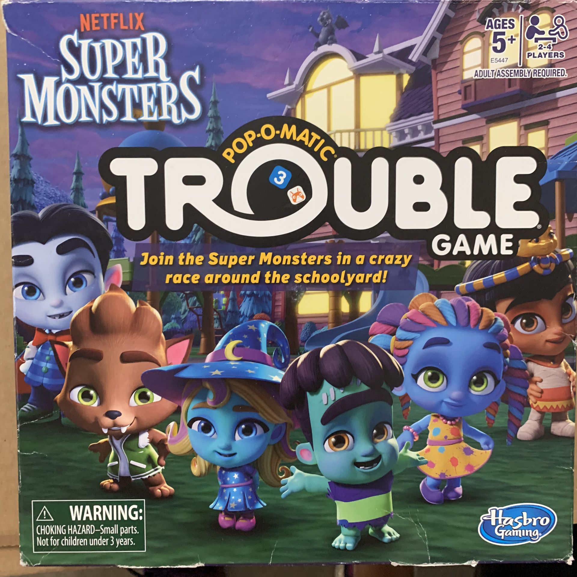 Super Monsterss trouble game for kids new in box