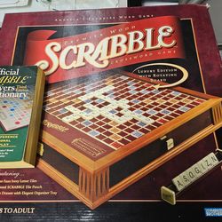 Fancy SCRABBLE  luxury 3rd edition wood premier