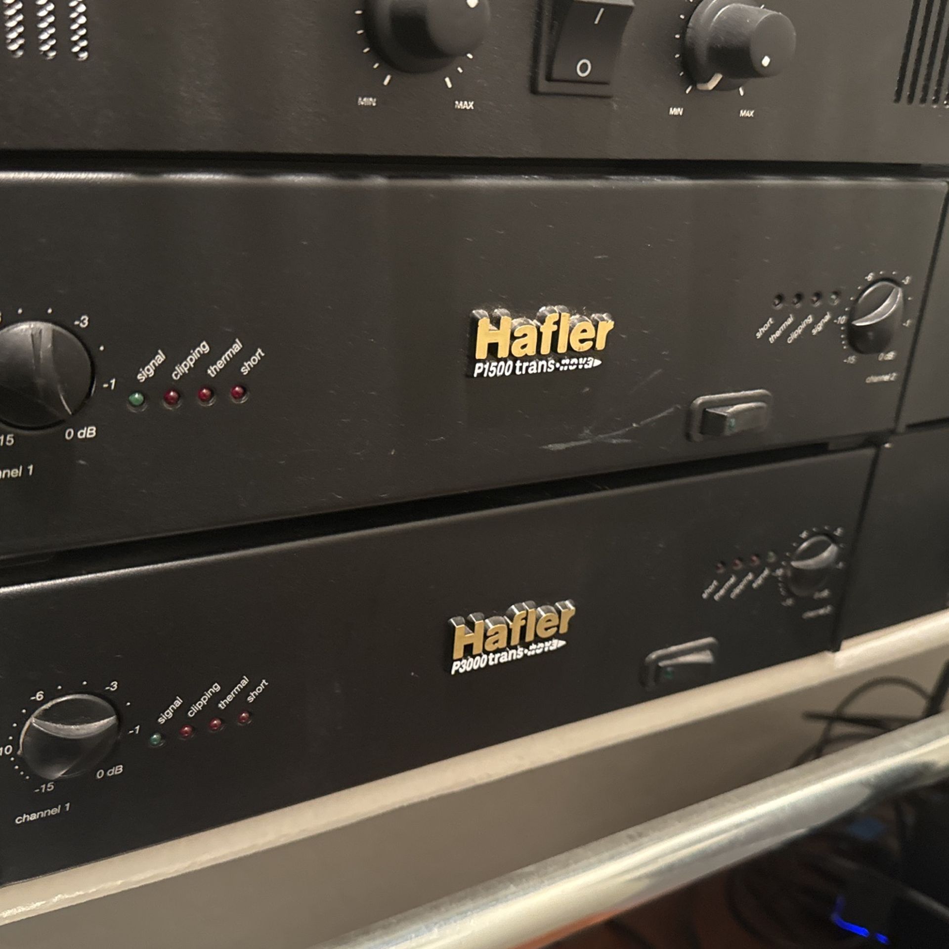 Hafler Home Audio Theater Studio Power Amp Amplifier P1500 P3000