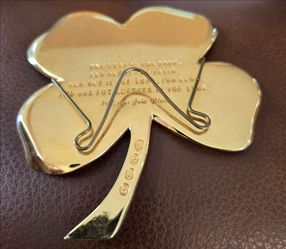 24K Plated 4 leaf Clover