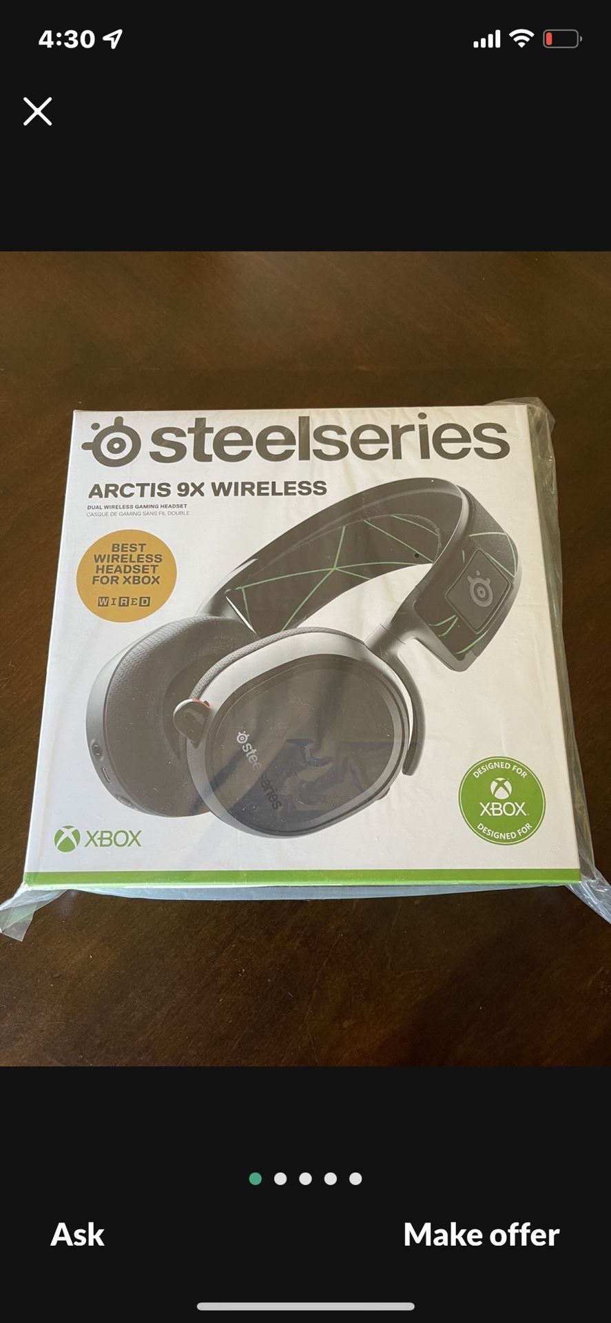 Steel Series Bluetooth Game Headset 
