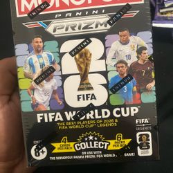 2026 Panini Prizm Monopoly FIFA World Cup Blaster Box