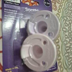 Brand New Pacifier Set Pink & Purple