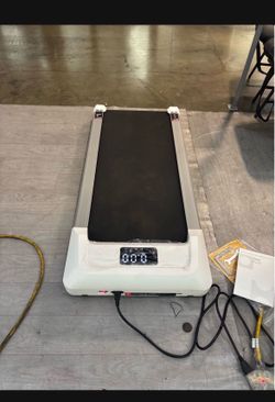 New Costway 0.6-3.8MPH Walking Pad Under Desk Treadmill with Remote Control and LED Display White