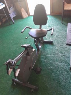 Workout Bike with resistance bands