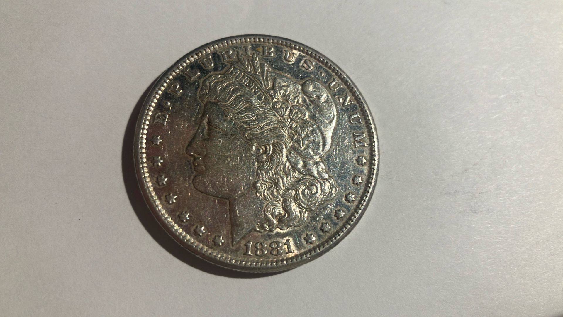 1881 Morgan Silver Dollar Coin San Francisco 