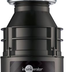 InSinkErator Badger 5 Garbage Disposal with Power Cord, Standard Series 1/2 HP Continuous Feed Food Waste Disposer, Badger 5 W/C, No Size, Black/Gray