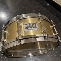 Bell Brass Snare Drum 14x5.5 - 3mm bell brass shell