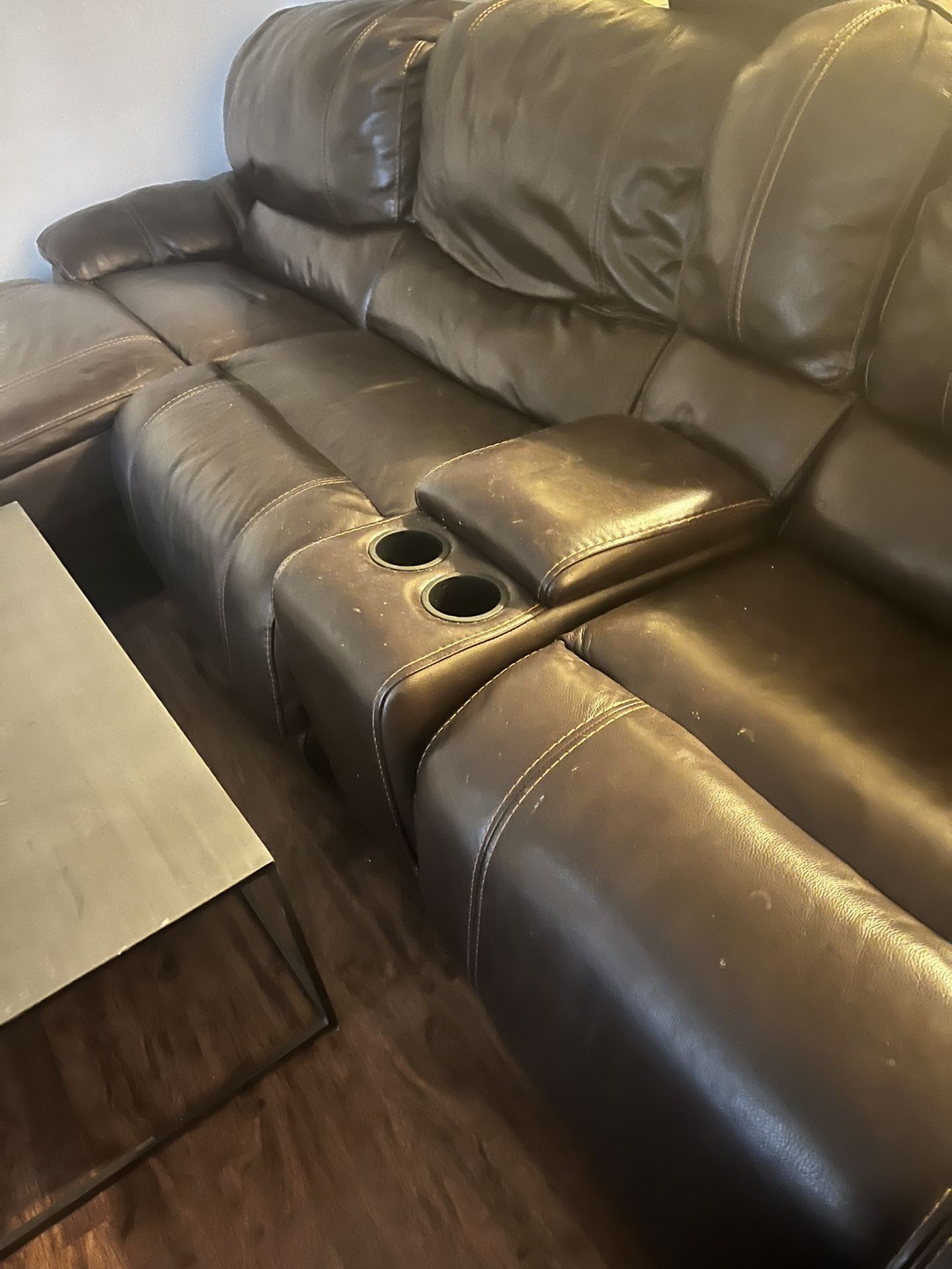 Leather Sectional