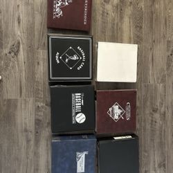 7 Full Binders of Mint Condition Vintage Baseball Cards (1970s–1990s)