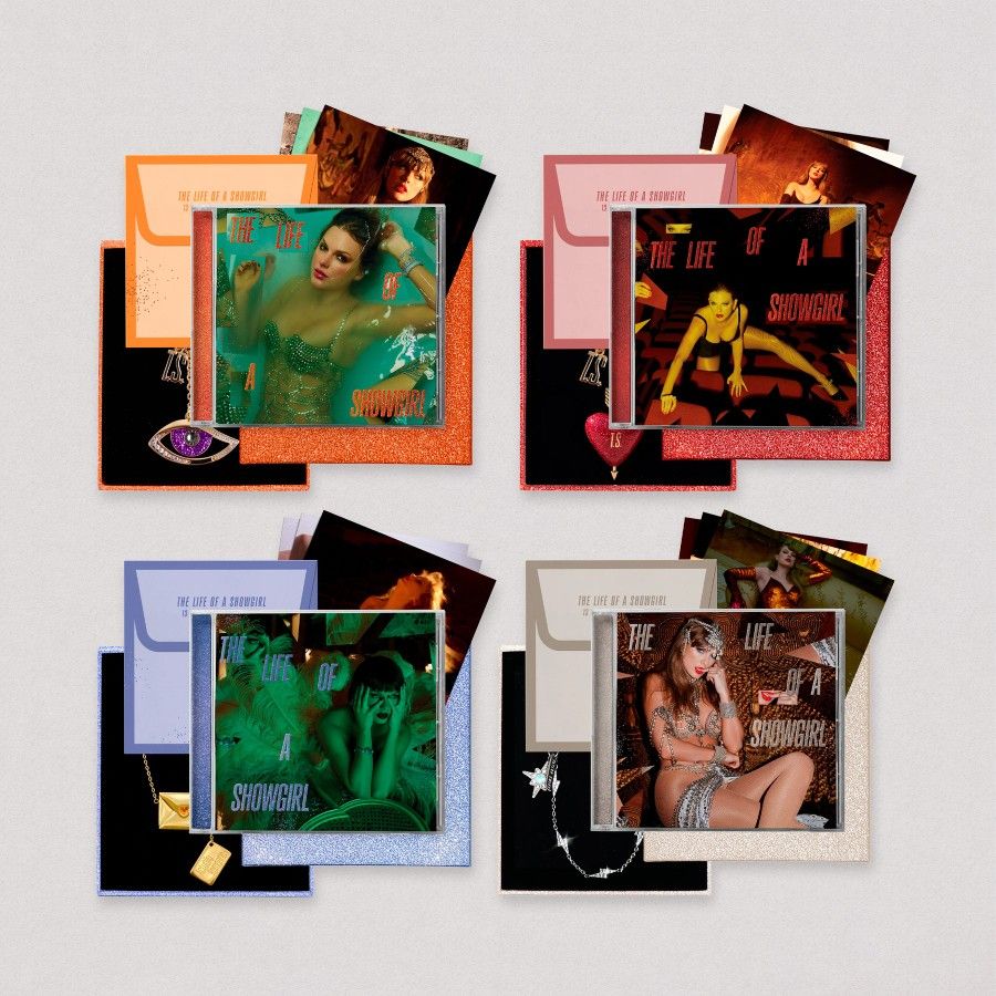 Taylor Swift The Life Of A Showgirl Bundle Of 4 Deluxe CDs 