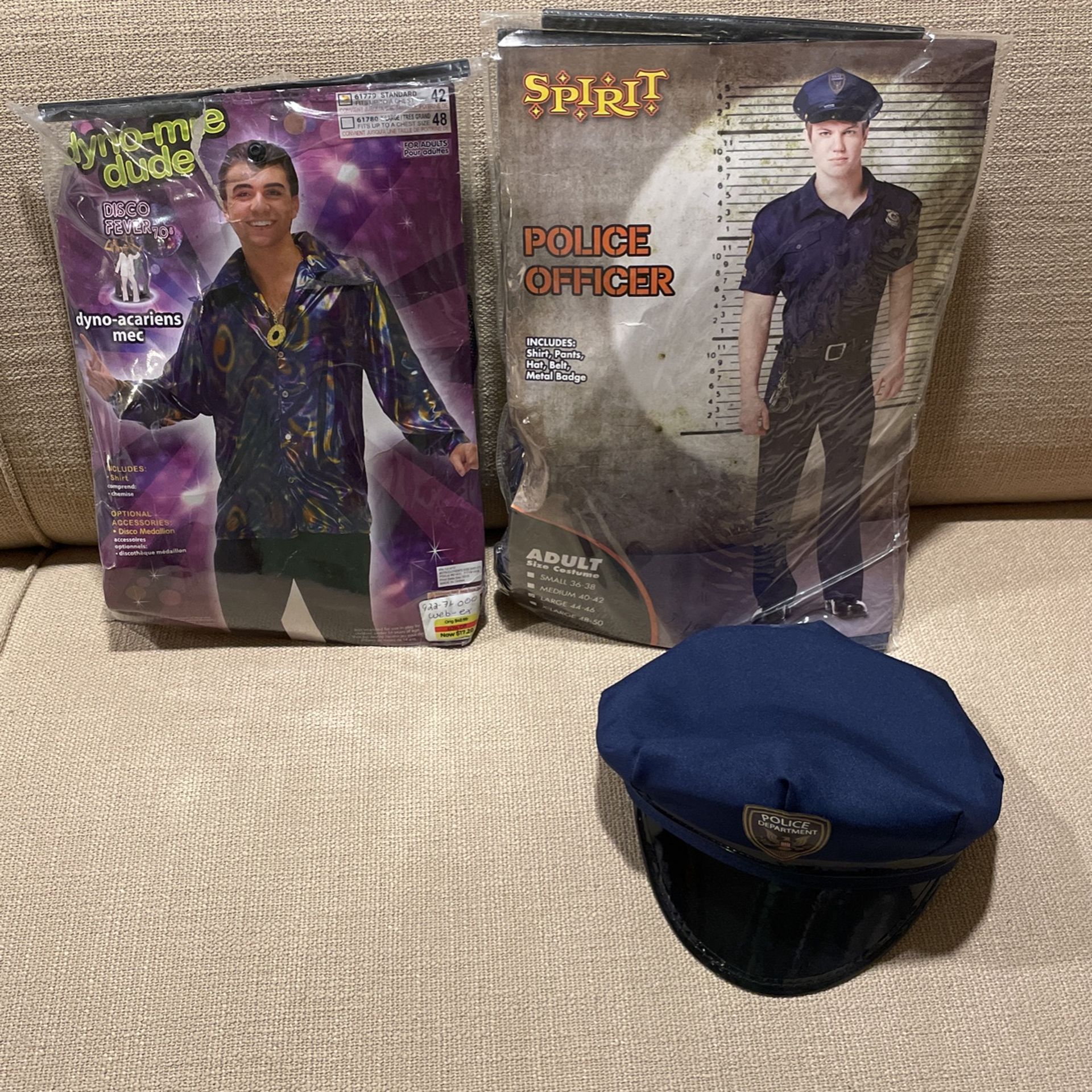 2 Men’s Large Halloween Costumes