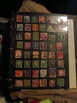 Vintage stamp collection