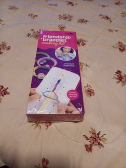 Pretty mean friendship bracelet making kit.