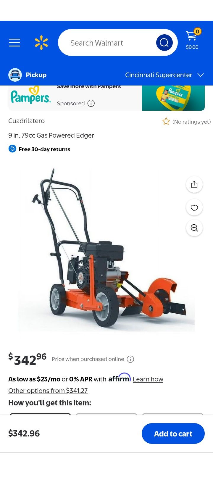 Gas Powered Edger