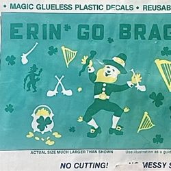 New Vintage St Patrick’s Day Vinyl Window Decals  Stik-ees 