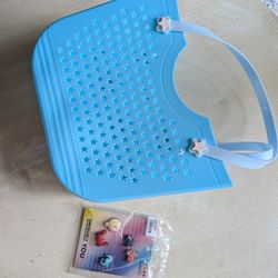 New Beach Tote with Crocs Jibbitz