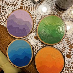 Hand Painted Coasters