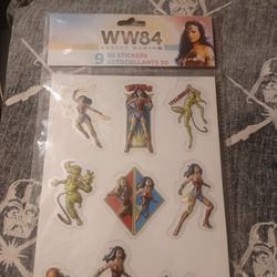 Wonder Woman Puffy Stickers Pack SALE DEAL 9 3D Wonder Woman Stickers SALE DEAL 