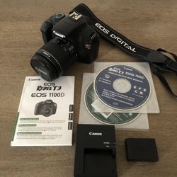 Canon EOS Rebel T3 DSLR Kit with 18-55 mm IS Lens (photo & video capabilities)