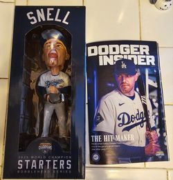 Dodgers snell bobblehead BRAND NEW
